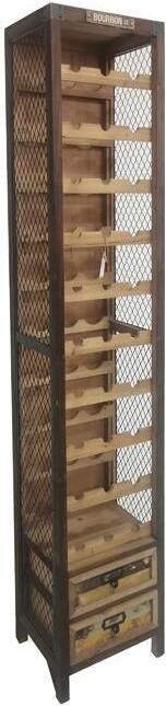 Invicta Interior Wijnrek BODEGA 190cm grenen hout natuurlijk