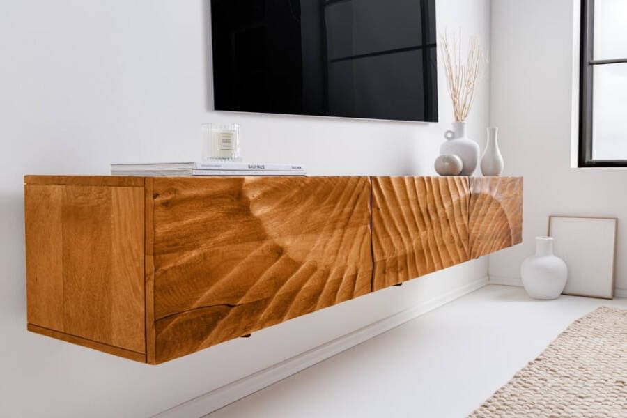 Invicta Interior Massief houten tv-meubel SCORPION 160cm bruine mango lowboard wandkast 43238 - Foto 1