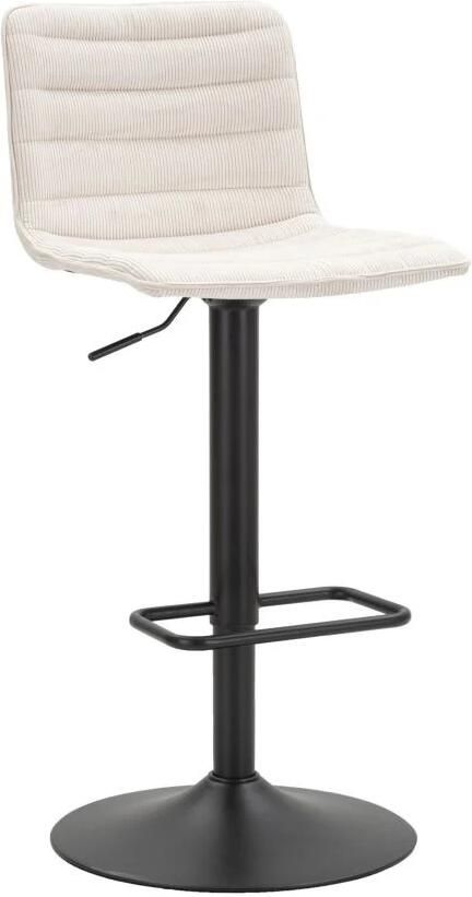 Mauro Ferretti BARKRUK MET LIFT HOOG WIT CM 43X49 5X85 5-107(ZITTING CM 61-82 5) SET 2ST