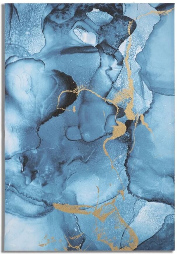 Mauro Ferretti BEDRUKKING MET VERF BLU REY CM 80X3X120