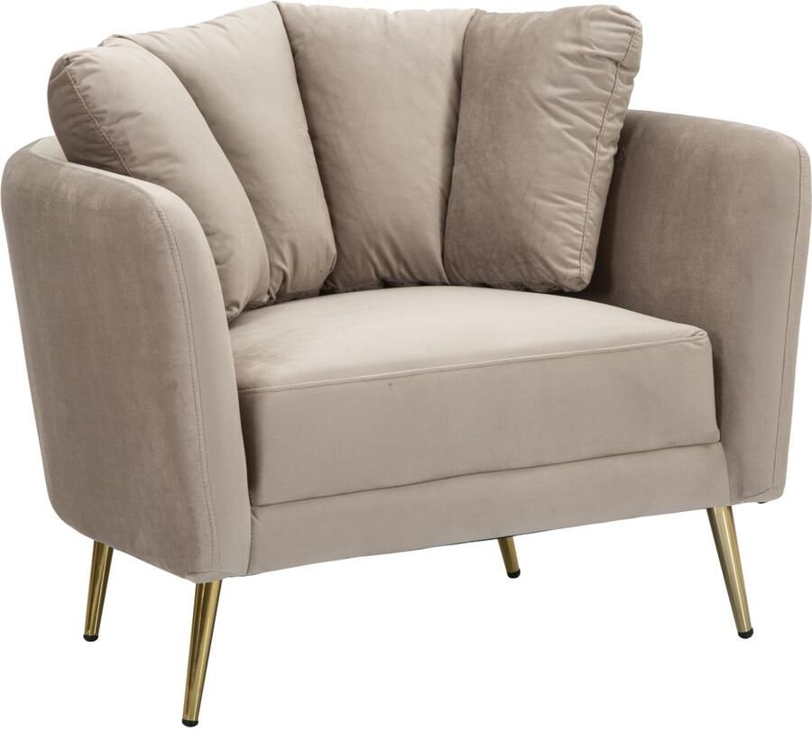 Mauro Ferretti FAUTEUIL KIEV GRIJS CM 88X77X74