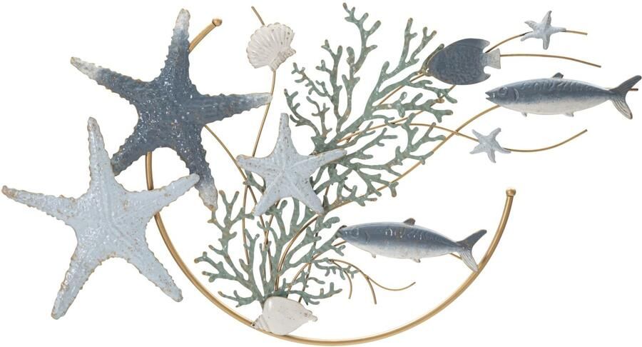 Mauro Ferretti IJZEREN WANDPANEEL SEA STAR CM 95 3X5X53 3