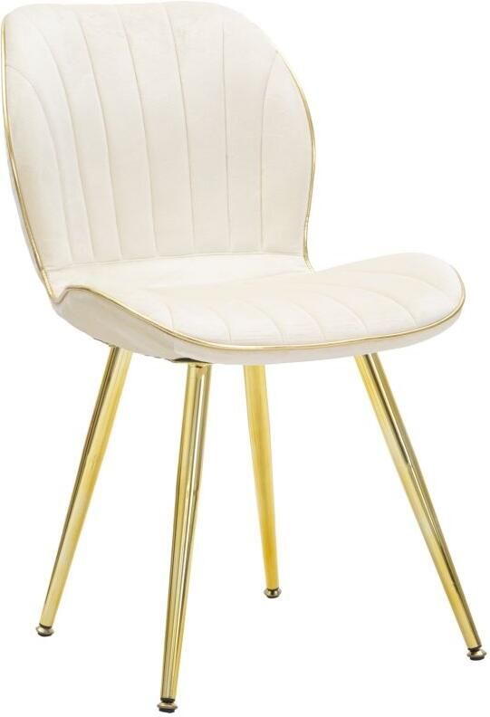 Mauro Ferretti PARIS STOEL SPACE CRÈME GOUD SET 2 PZ CM 46X58X77