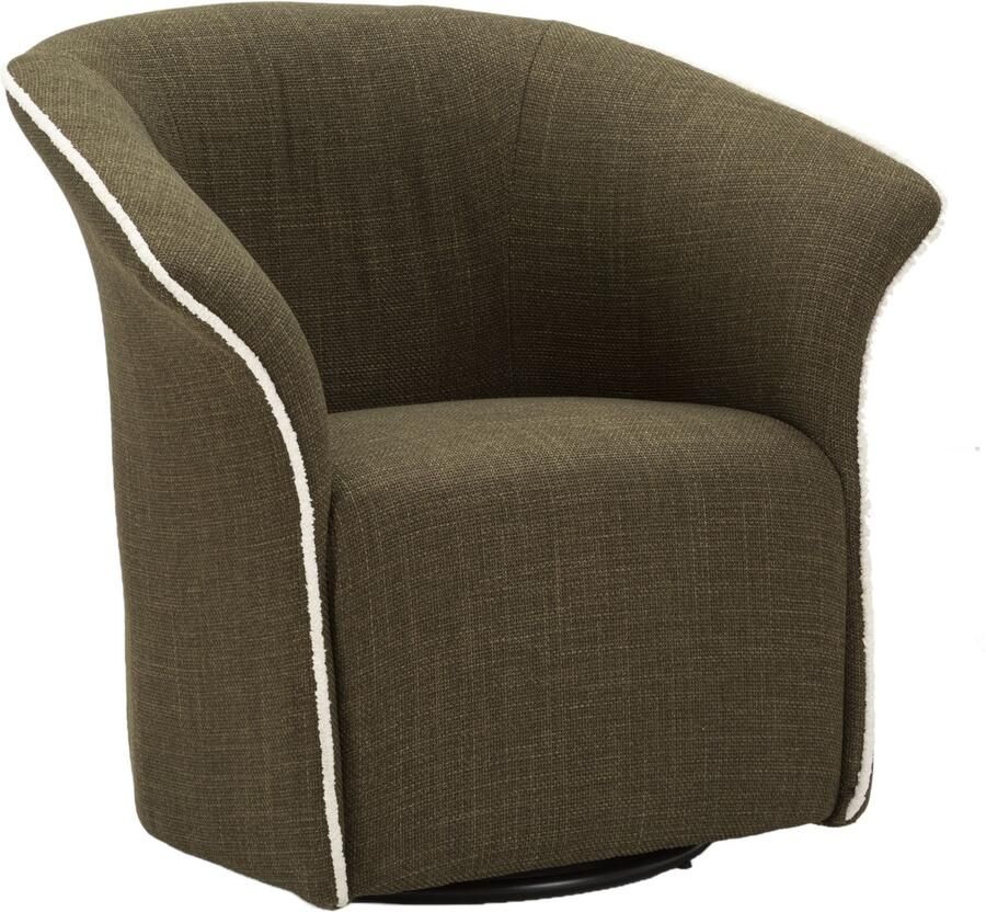 Mauro Ferretti SIENA GREEN DRAAIFAUTEUIL CM 83 5x66x80 (ZITHOOGTE CM 42)