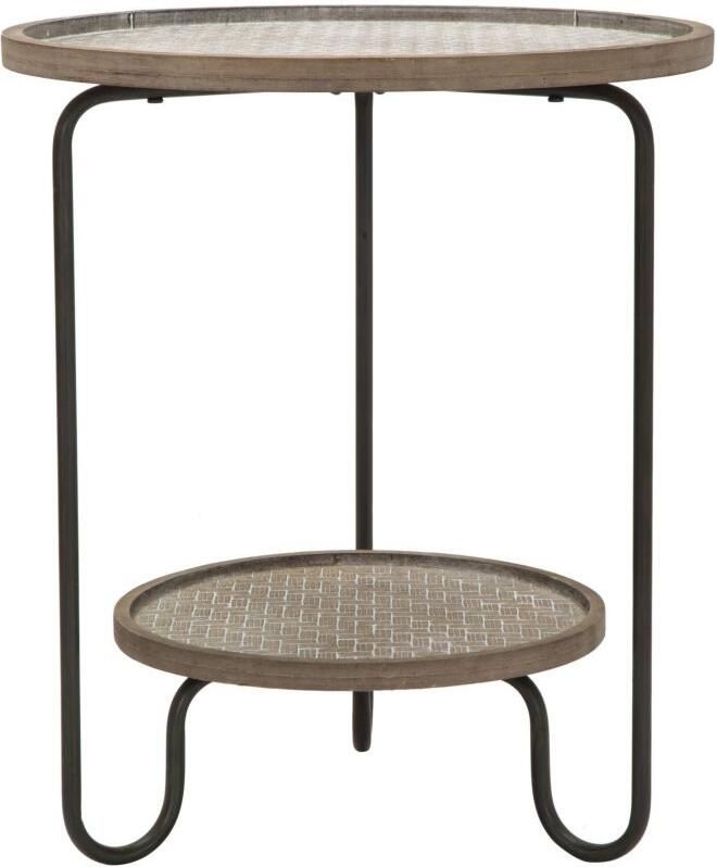 Mauro Ferretti TAFEL AREX 2 PLANK CM Ø 48X54 5