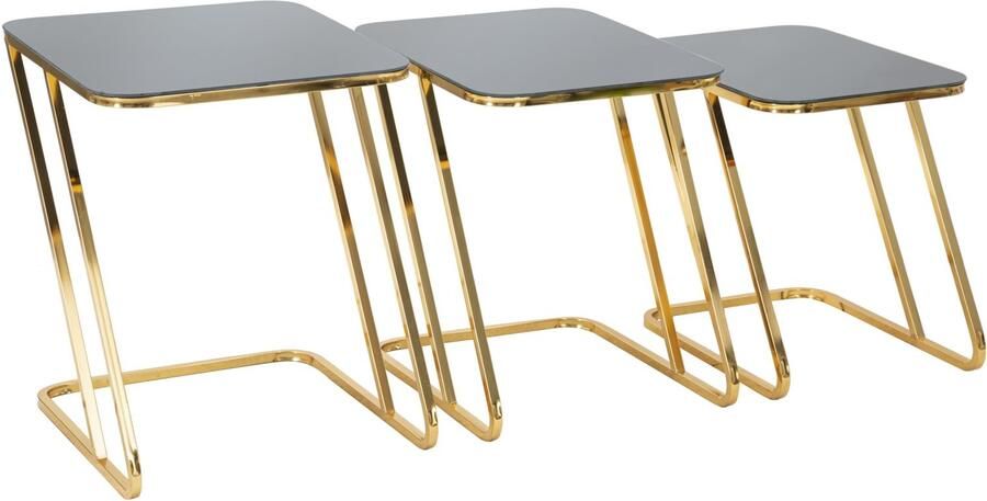 Mauro Ferretti TAFEL EENVOUDIGE SET 3 STUKS CM 44X50 5X55 5-39X49X51-34X47X45