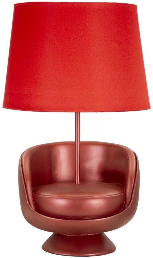 Mauro Ferretti TAFELLAMP MIDCENTURY ROOD CM Ø 26X43