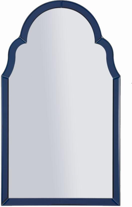 Mauro Ferretti TANGER BLAUWE WANDSPIEGEL CM 47X1X80 ( BINNENSPIEGEL AFMETING 41X74)