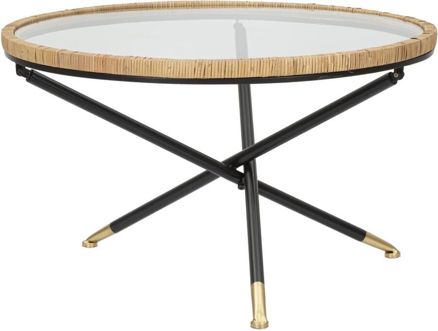 Mauro Ferretti TAVOLO DA CAFFE&apos; SAINT BARTH ROTONDO CM Ø 80X46 5