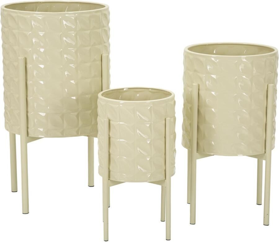 Mauro Ferretti VAAS HGOLDER BETSY SET 3 STUKS CM Ø 36X56 5-30X48 5-24X37 5