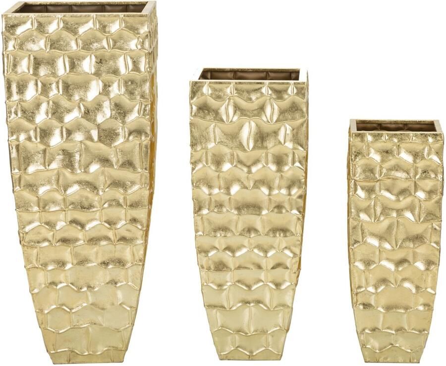 Mauro Ferretti VAASHOUDER GLODY SET 3 STUKS CM 38X38X94-30 5X30 5X76- 23x23x63