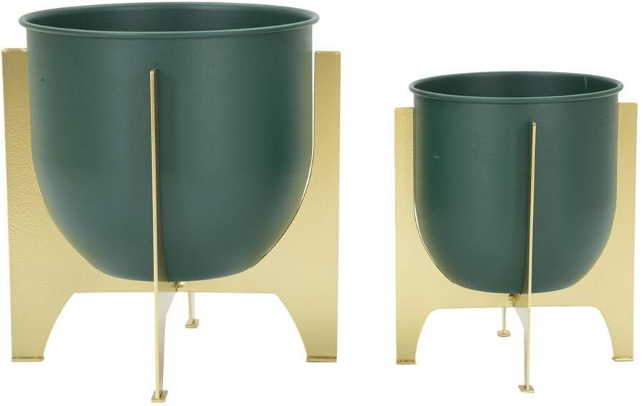 Mauro Ferretti VAASHOUDER GRENT SHET SET 2 STUKS CM Ø 24 5X26-19X21