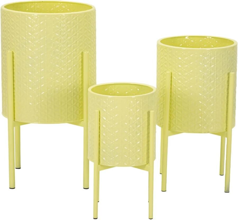 Mauro Ferretti VAASHOUDER IRIS SET 3 STUKS CM Ø 36X56 5-30X48 5-24X37 5