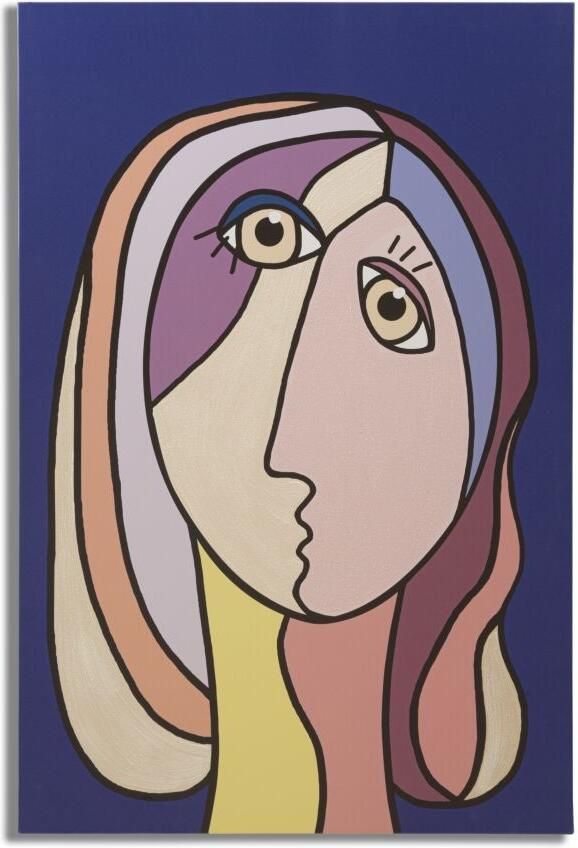 Mauro Ferretti WANDBEDRUKKING SCHILDEREN DUBBELZIJDIG GROOT -B- CM 80X3X120