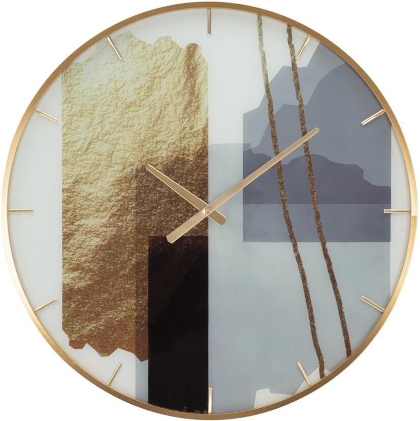 Mauro Ferretti WANDKLOK GLASMOTIEF CM Ø 60X5