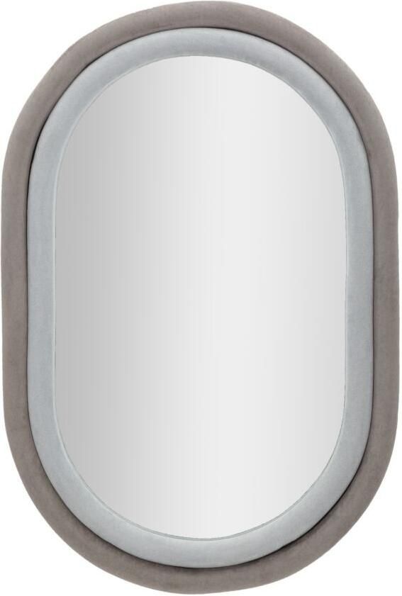 Mauro Ferretti WANDSPIEGEL ANTONY GRIJS FLUWEEL CM 60X4X90