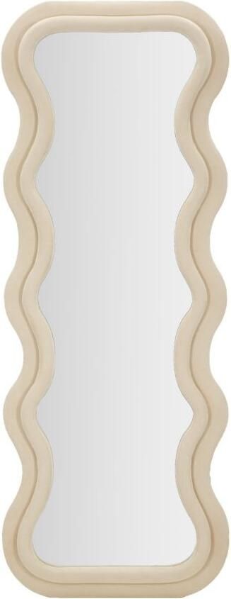 Mauro Ferretti WANDSPIEGEL EMILY CRÈME FLUWEEL CM 60X6X160