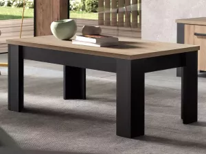 Mobistoxx Rechthoekige salontafel PEDRI 120 cm franse eik