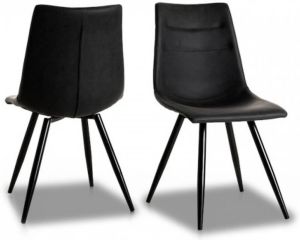 Mobistoxx Set van 2 stoelen ILJA zwart