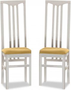 Mobistoxx Set van 2 stoelen LUXOR wit goud