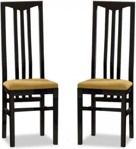 Mobistoxx Set van 2 stoelen LUXOR zwart goud