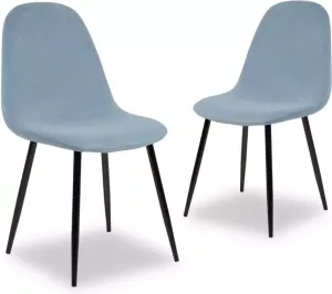 Mobistoxx Set van 4 stoelen BOWIE lichtblauw