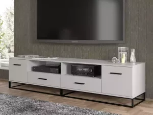 Mobistoxx Tv-meubel ARSA 2 deuren 2 lades wit