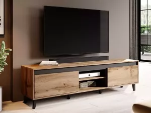 Mobistoxx Tv-meubel NORMAN 2 deuren wotan eik