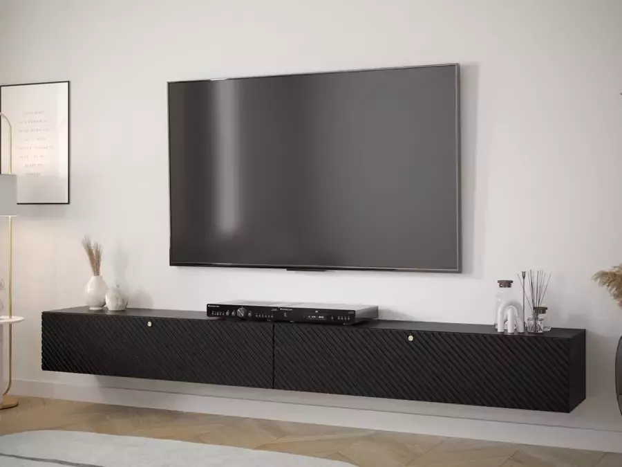 Mobistoxx Tv-meubel WALLY 2 deuren zwart