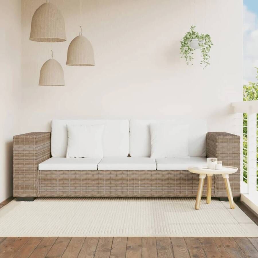 Vida XL 3-zits bankstel set rattan 8-delig SKU: V243246 - Foto 1