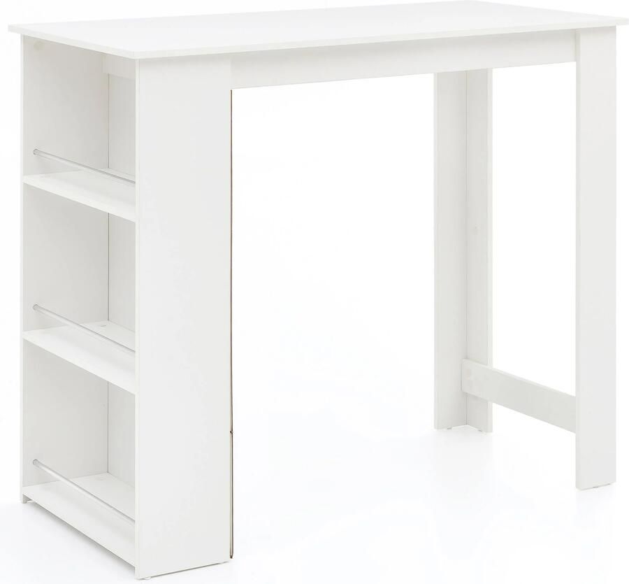 Wohnling Bartafel wit 120 cm breed