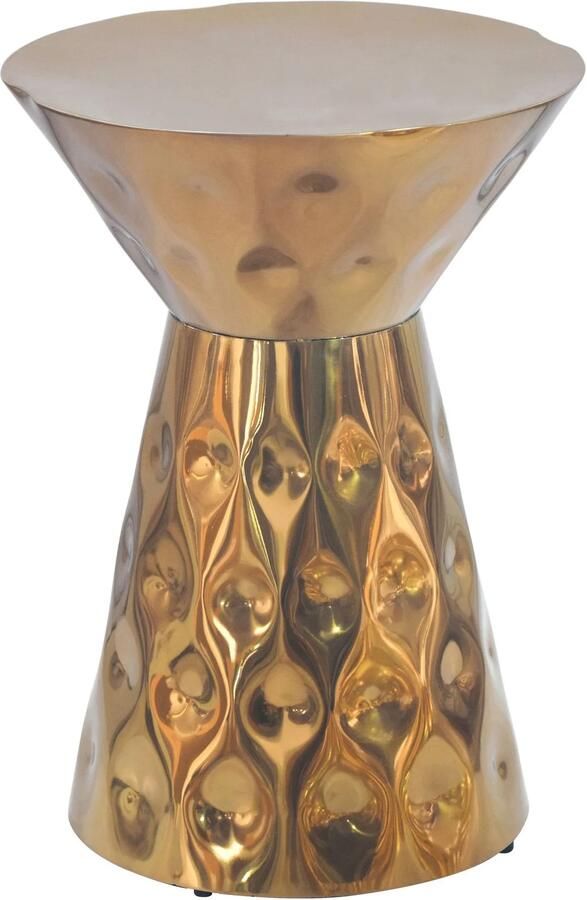 Wohnling Bijzettafel aluminium goud 36 cm