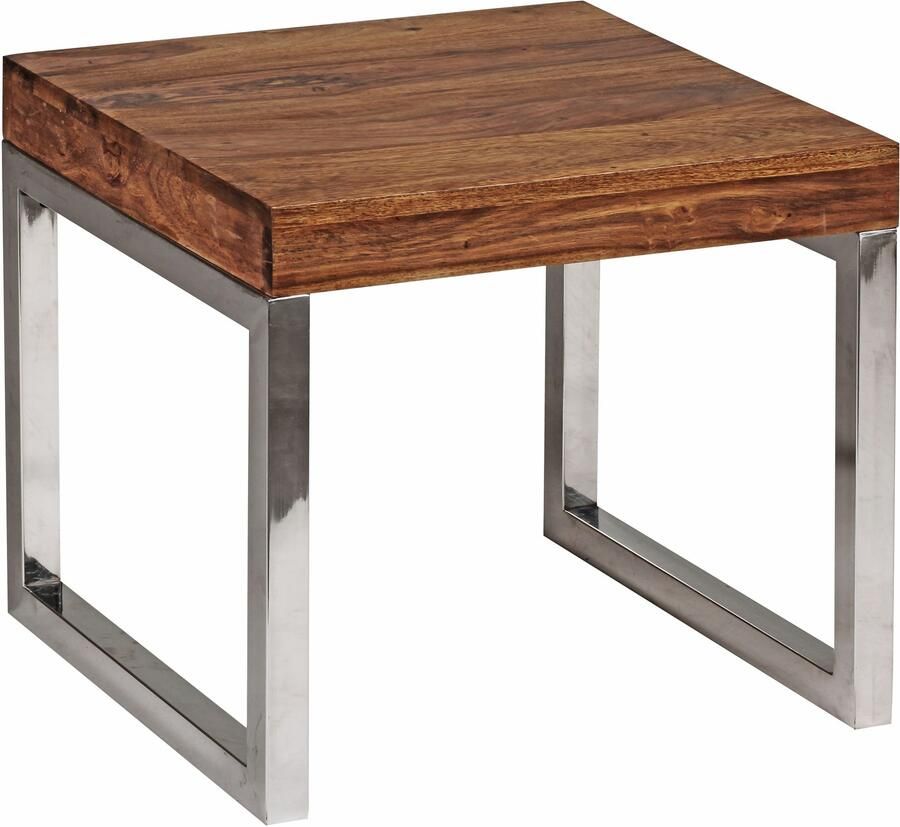 Wohnling Bijzettafel GUNA sheeshamhout bruin 45 cm