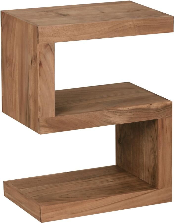 Wohnling Bijzettafel MUMBAI acacia bruin 60 cm