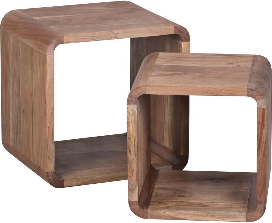 Home24 Bijzettafel Bornh(set van 2 ) Ars Natura