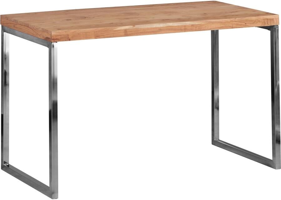 Wohnling Bureau acaciahout 120 cm breed - Foto 3