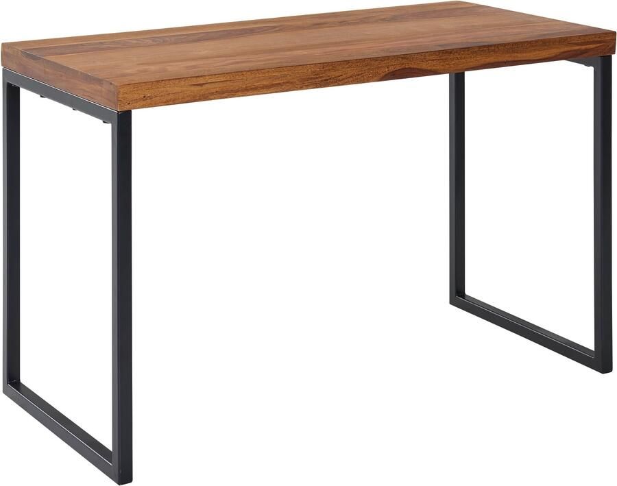 Wohnling Bureau sheeshamhout 117 cm breed
