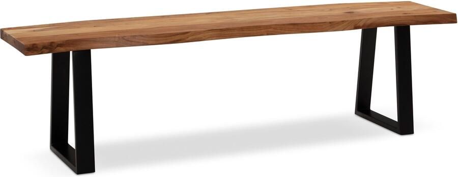 Wohnling Eetkamerbank acaciahout 120 cm breed WL7.289 - Foto 2