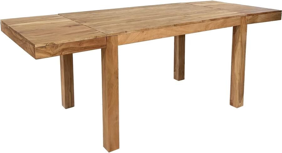 Wohnling Eettafel 160 240 cm Acacia Massief Hout Tijdloos Uitschuifbare Keukentafel 10 Personen Grote Rechthoekige Eenvoudige Eettafel Houten Eettafel Handgemaakt