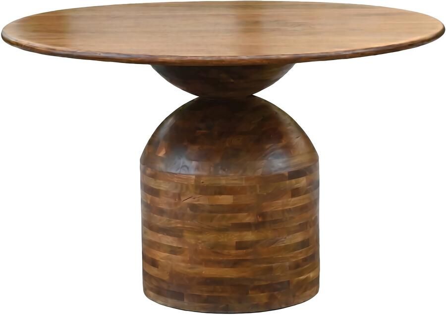 Wohnling Eettafel mangohout 120 cm rond