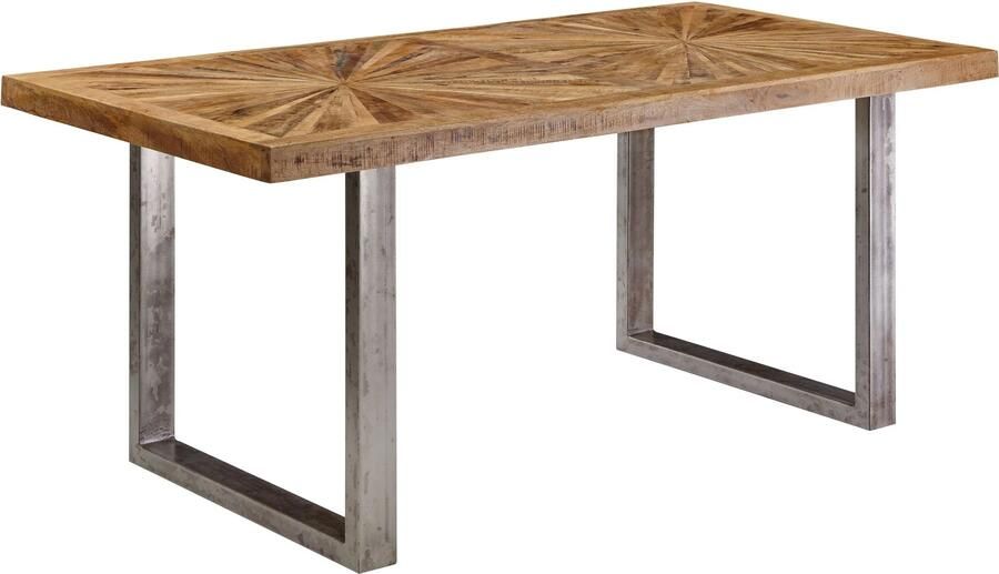 Wohnling Eettafel mangohout 180 cm breed