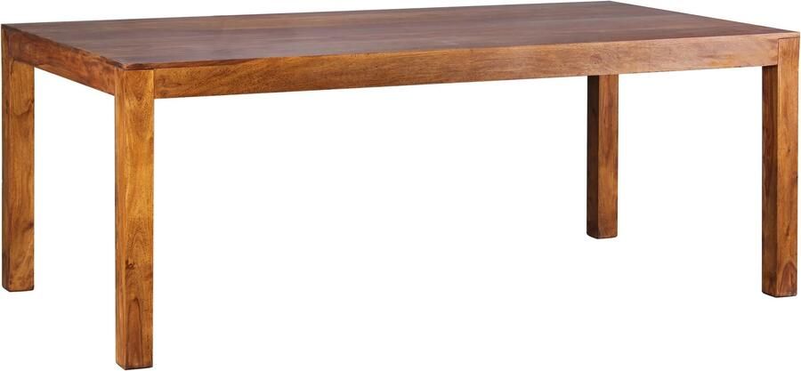 Wohnling Eettafel MUMBAI sheeshamhout 180x90 cm