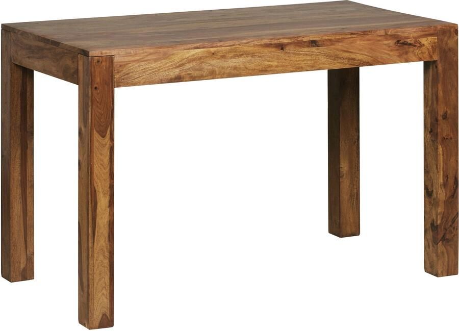 Wohnling Eettafel MUMBAI sheeshamhout bruin 120 cm