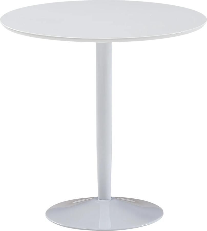 Wohnling Eettafel rond wit 75 cm diameter