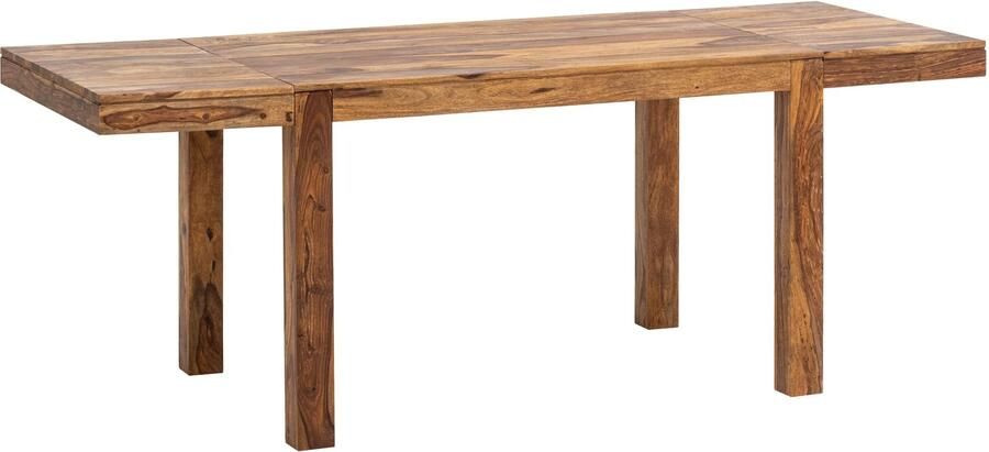 Wohnling Eettafel sheeshamhout 120x80 cm