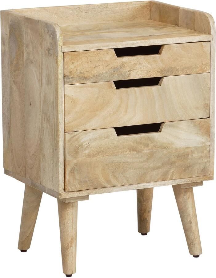 Wohnling Nachtkastje mango bruin 45 cm diep