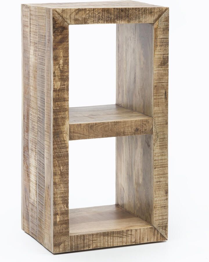 Wohnling Open kast RUSTICA mangohout 90 cm