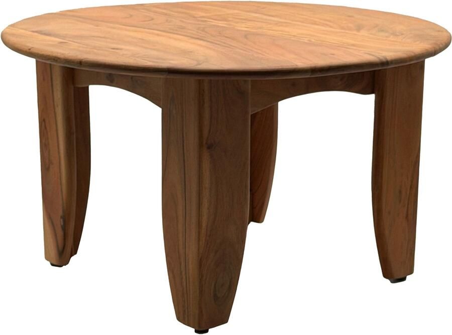 Wohnling Salontafel acaciahout rond 60 cm - Foto 2