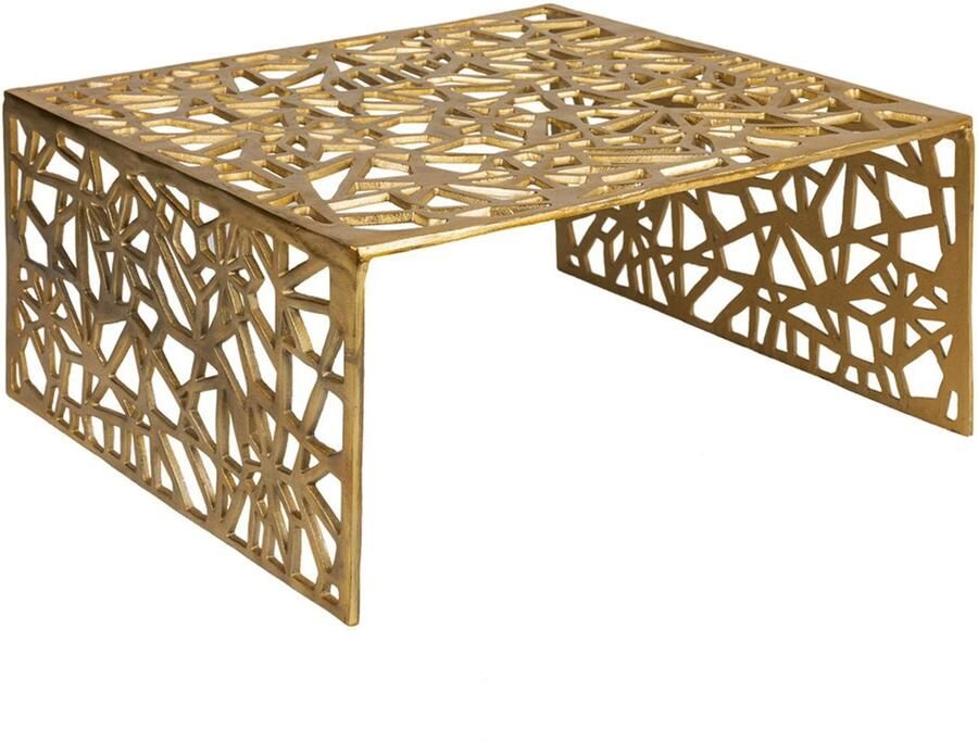 Wohnling Salontafel aluminium goud 60 cm