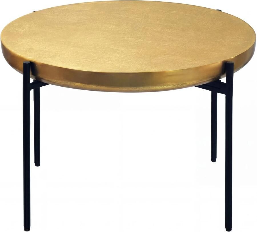 Wohnling Salontafel aluminium goud 63 cm